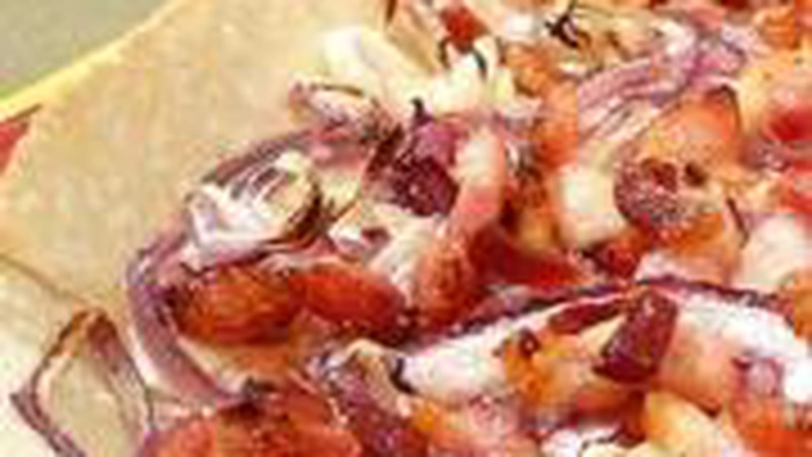 Tarte fine aux oignons rouges