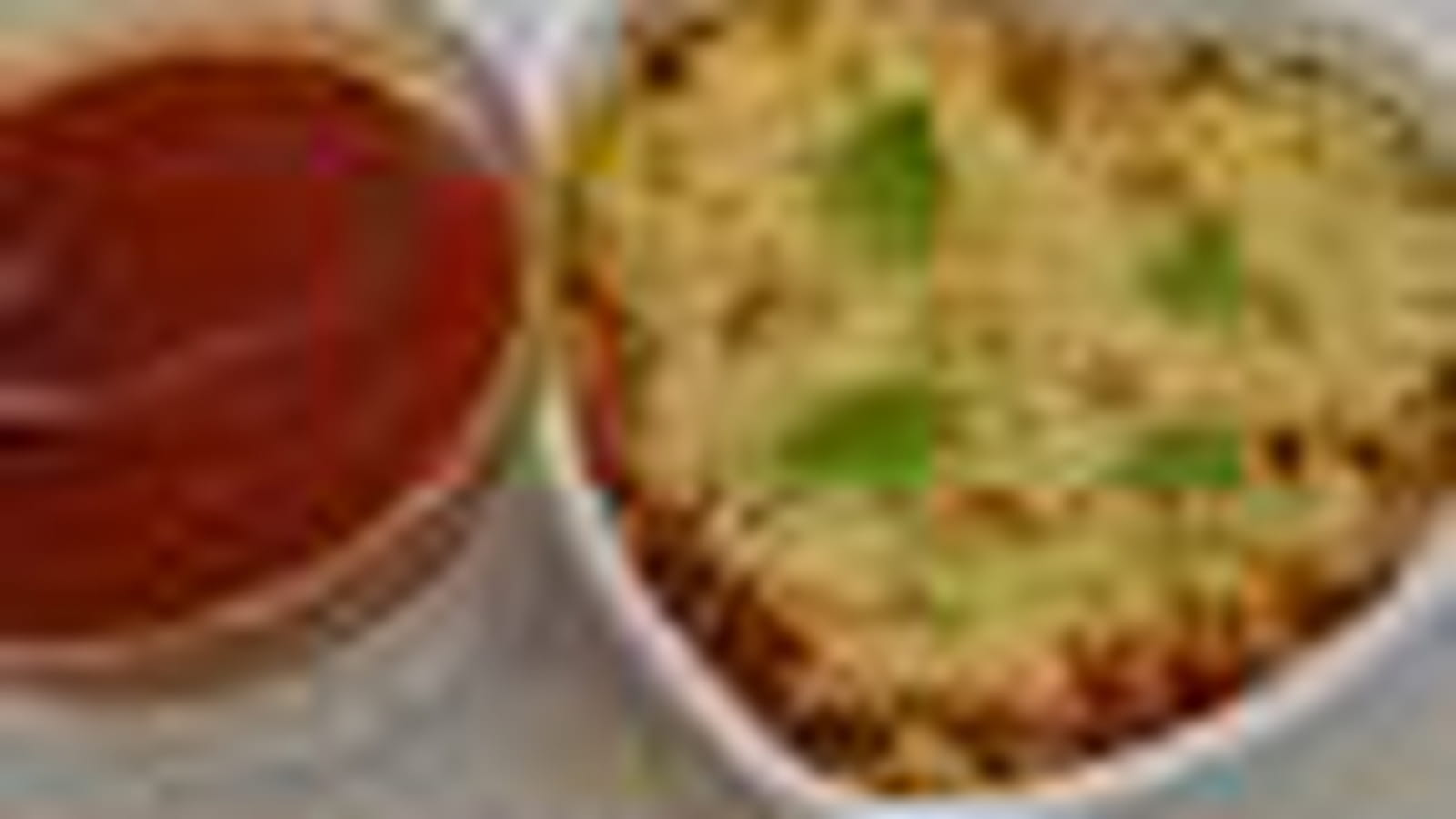 Tomates basilic en crumble