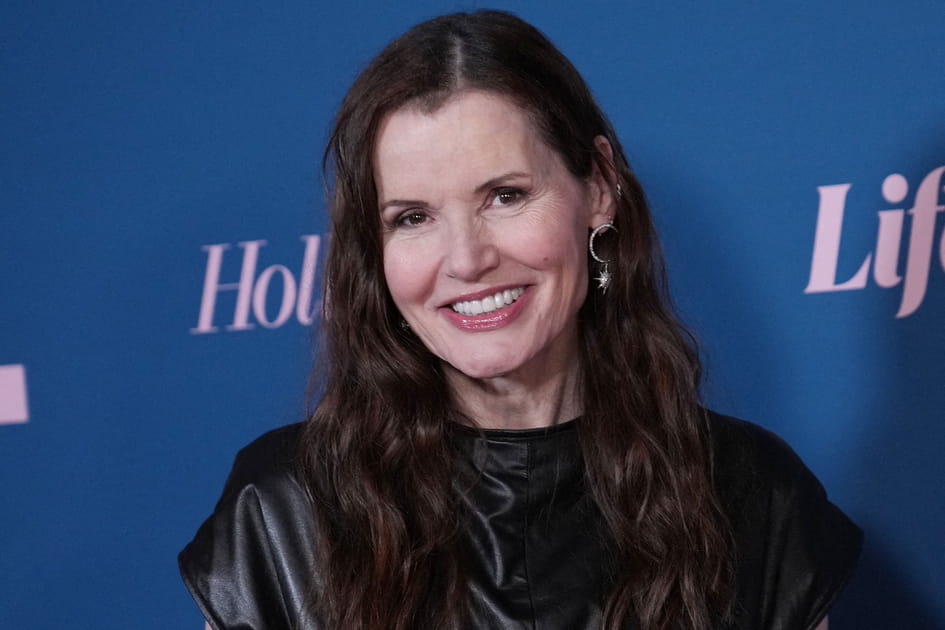 Geena Davis, distingu&eacute;e avec son brun profond
