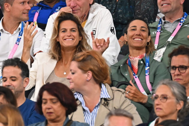 JO à Paris : Amélie Mauresmo, déchaînée au match de tennis