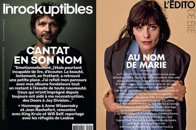 Une des Inrocks et de ELLE
