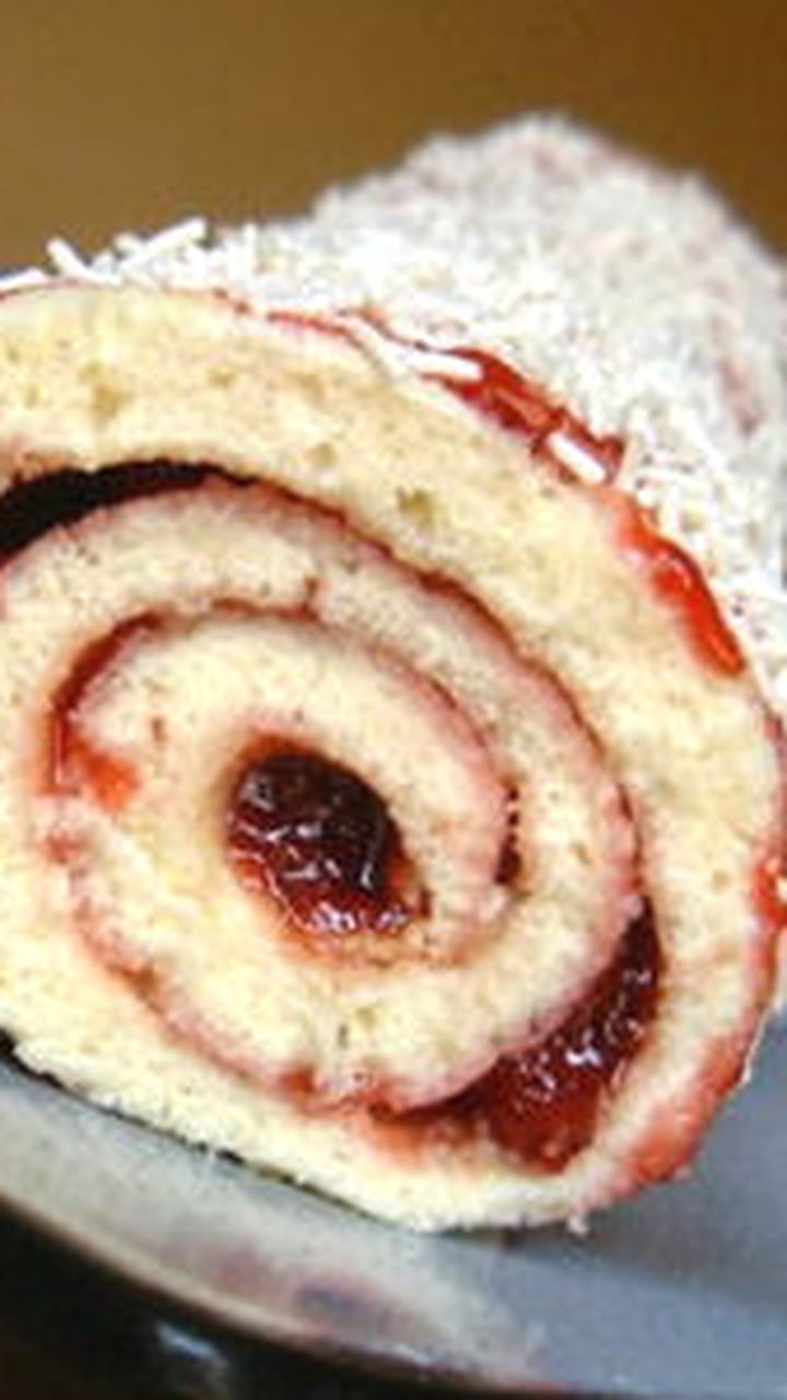 Roule Glace Creme Mascarpone Et Framboises