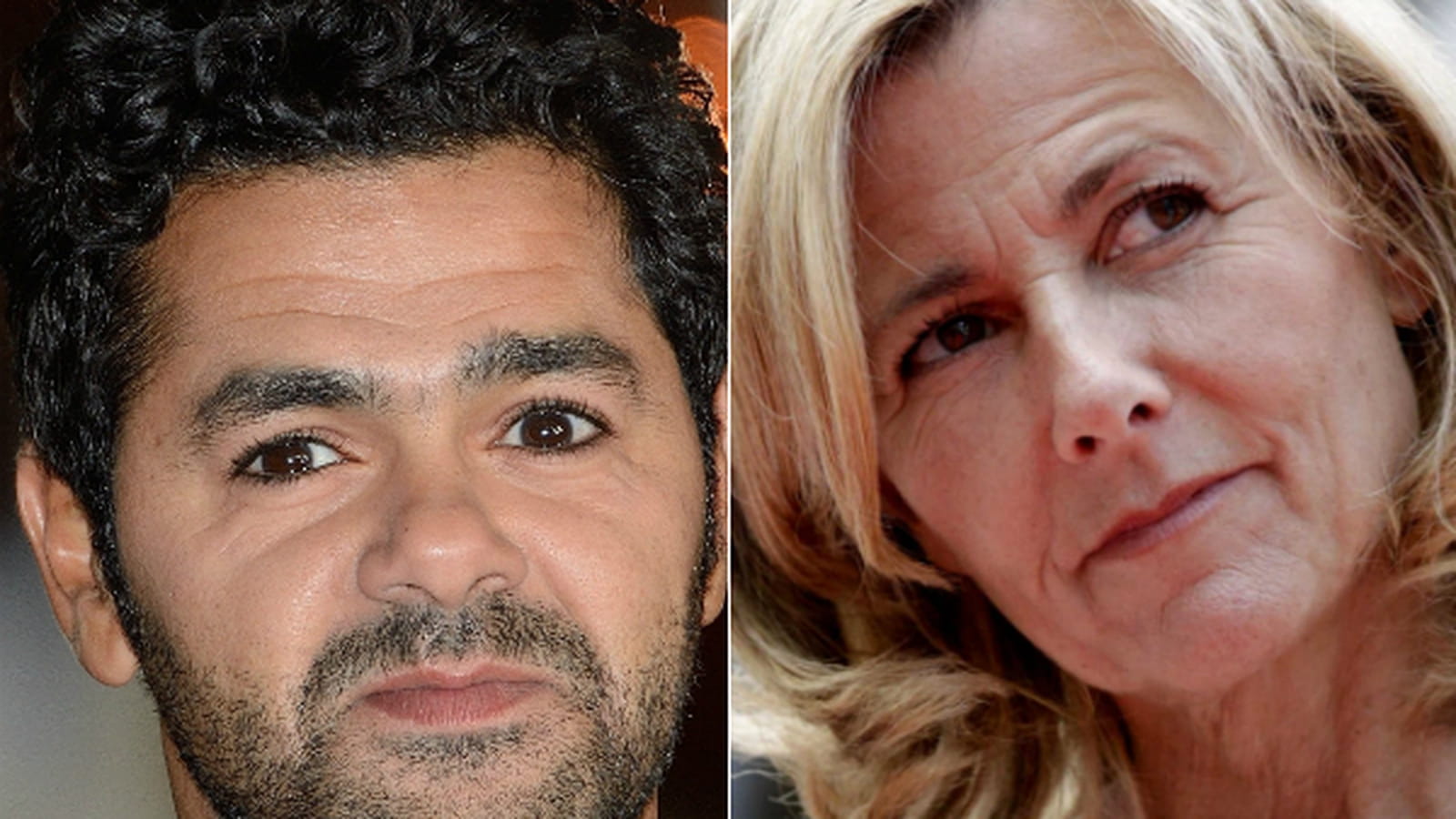 Jamel Debbouze et Claire Chazal