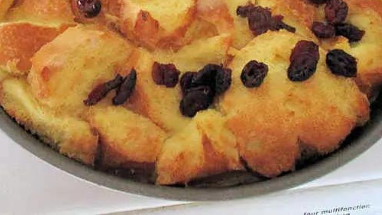 Flan au pain perdu