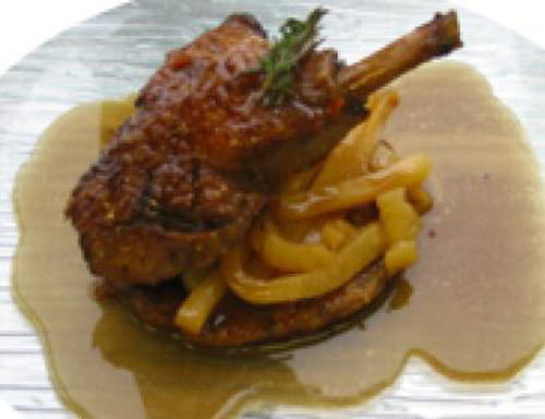 Canard fondant miel et cannelle sur matefaim