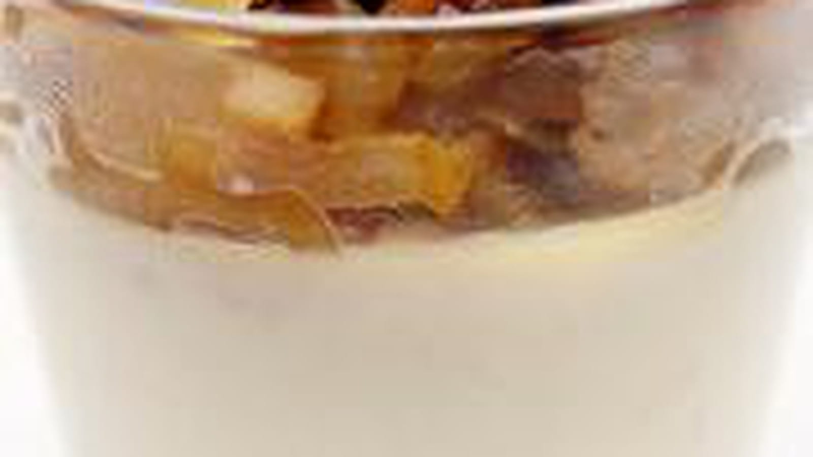 Panna cotta au foie gras confit d'oignons