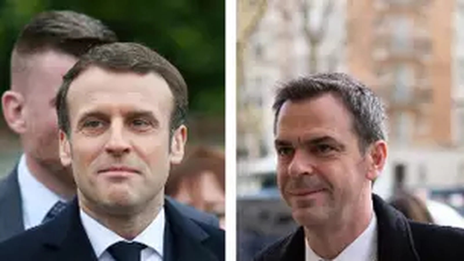 Emmanuel Macron et Olivier Véran