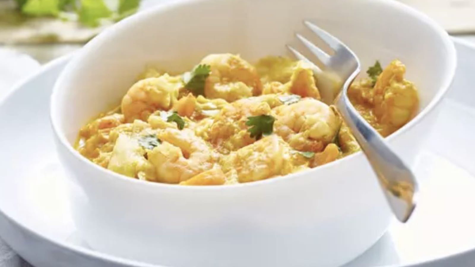 Curry de crevettes aux poireaux et carottes au Thermomix