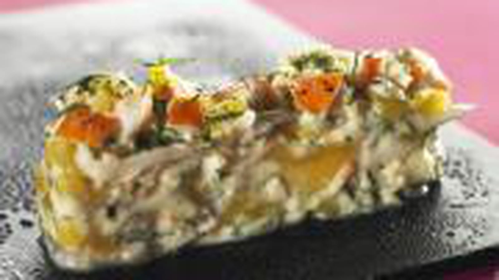 Salade de surimi, mangue et coco