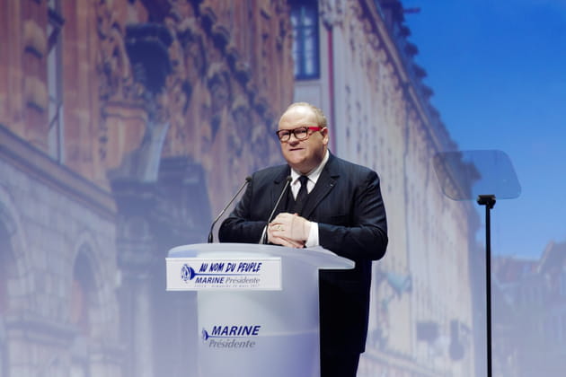 Franck de Lapersonne vote Marine Le Pen