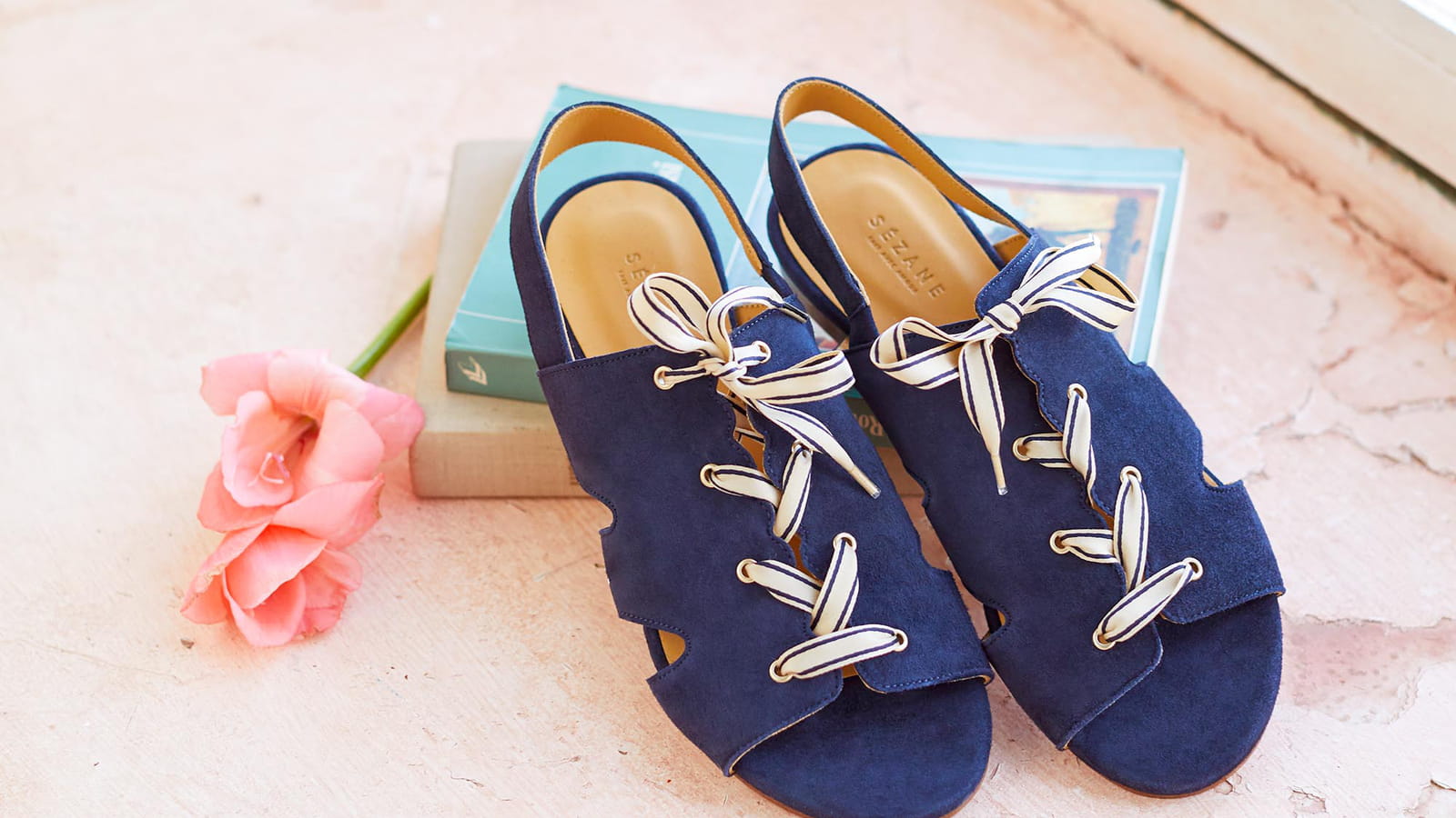 Sandales bleues