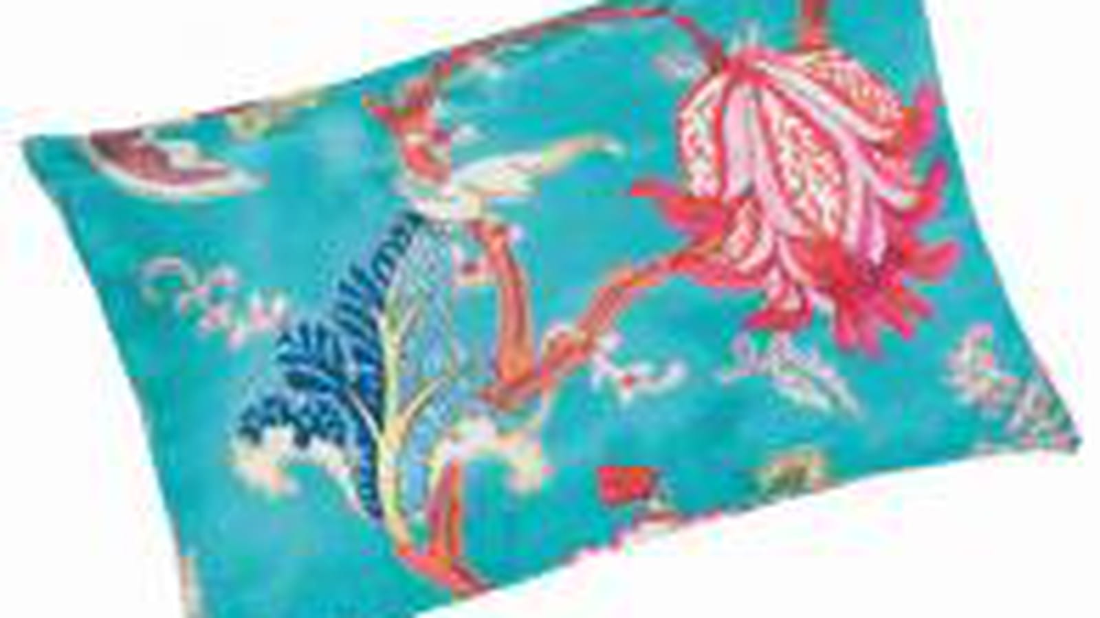 Coussin turquoise