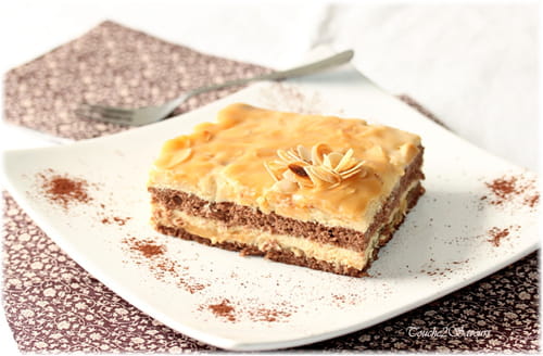 Entremet poire-caramel : la recette facile