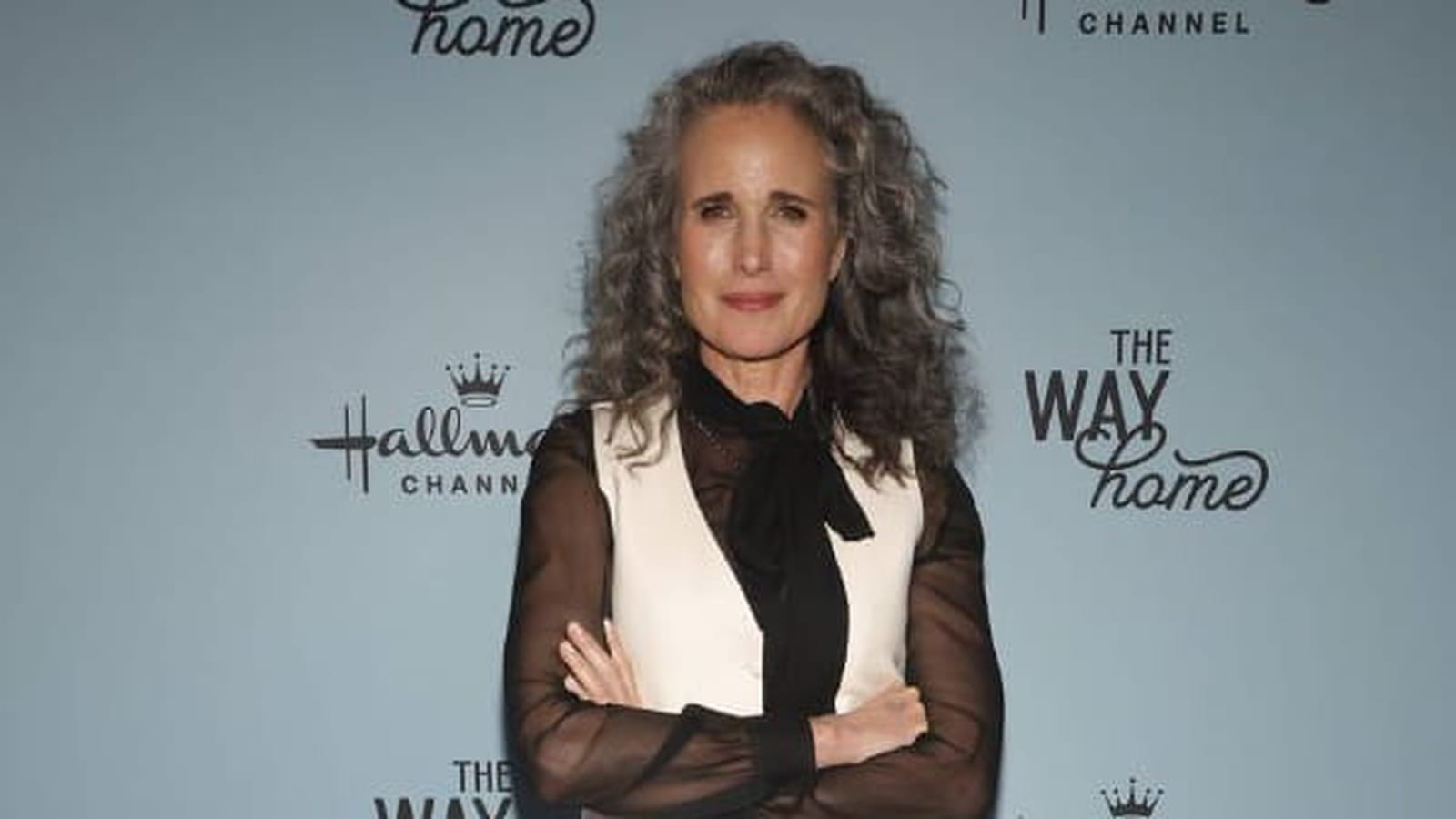Andie MacDowell le 18 décembre 2023