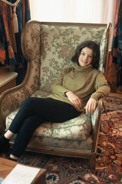 Romy Schneider en col roulé