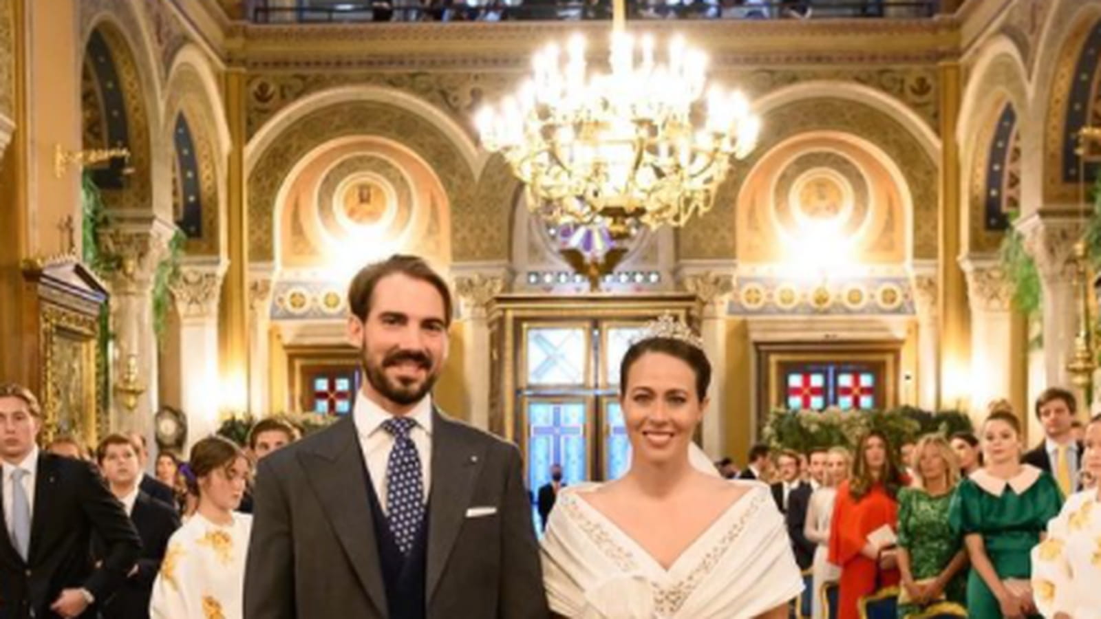 Philippos de Grèce et Nina Flohr