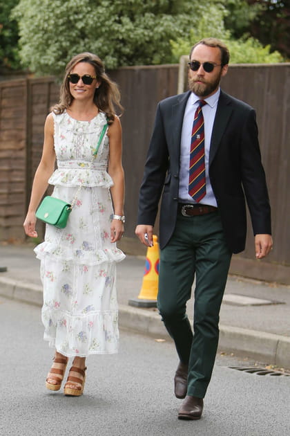 Pippa Middleton en robe longue