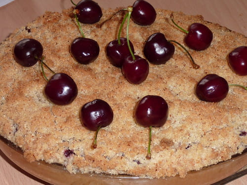 Croquemitoufle aux cerises, amandes et kirsch