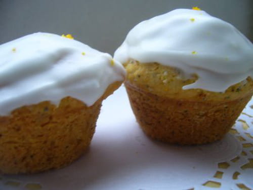 Cupcakes avec glaçage simple