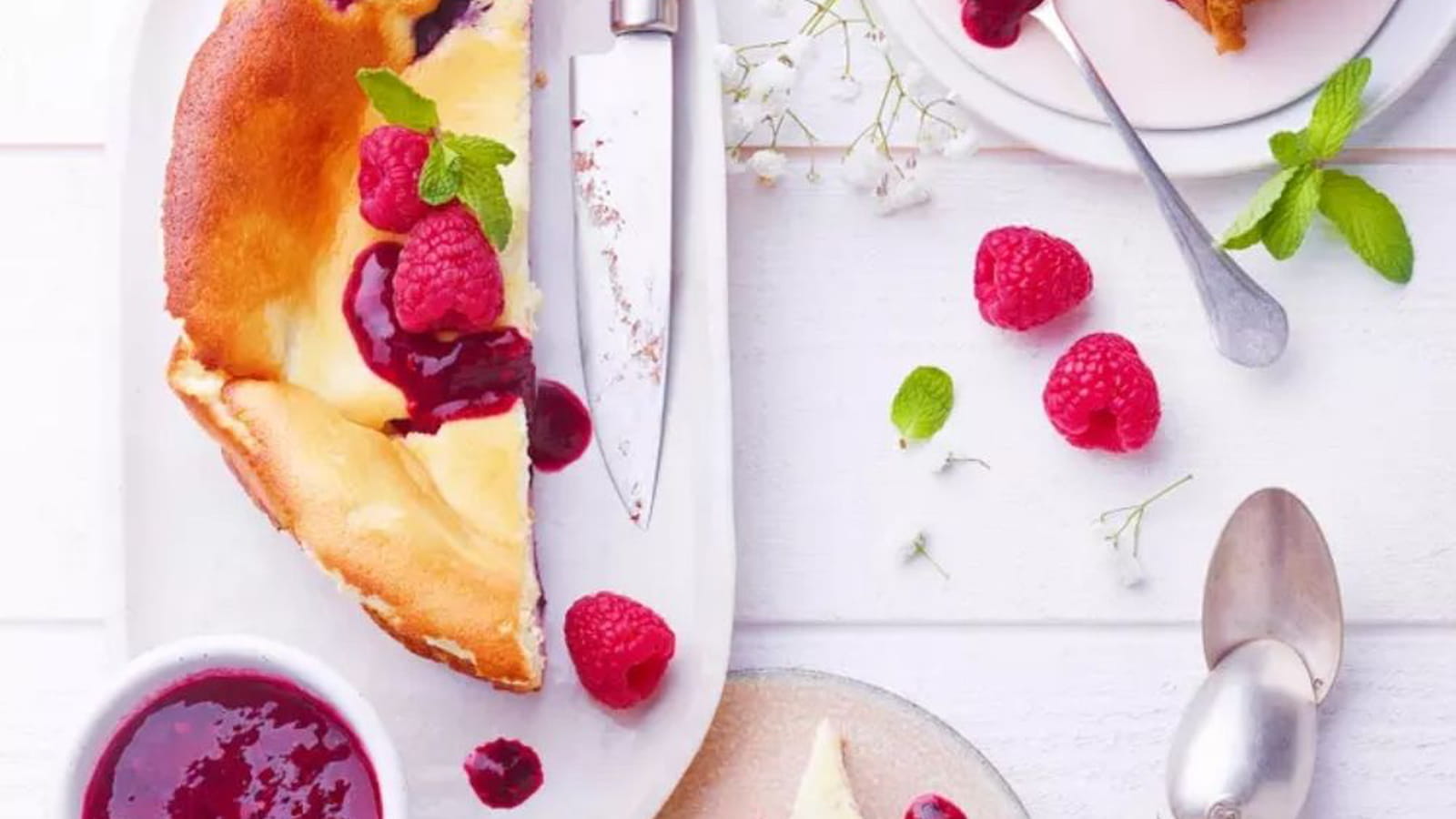Gâteau léger au fromage blanc