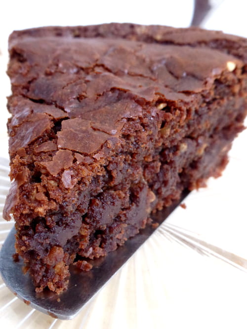 Fondant chocolat-marron vegan (sans oeufs, sans beurre et possible sans gluten)