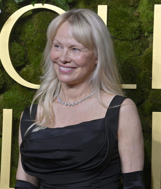 Sur le tapis rouge, Pamela Anderson appara&icirc;t sans maquillage