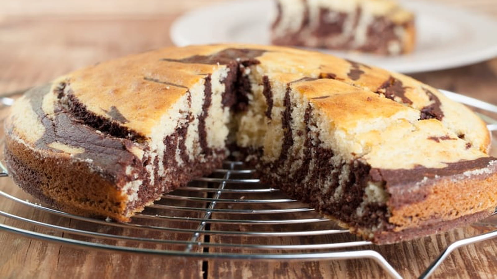 Un gâteau marbré