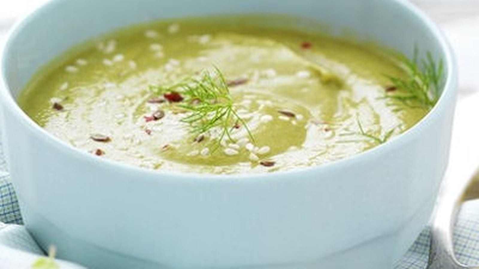 Soupe fraîche d’épinards  