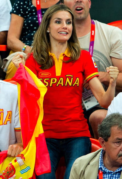 Letizia d'Espagne : patriote en maillot national