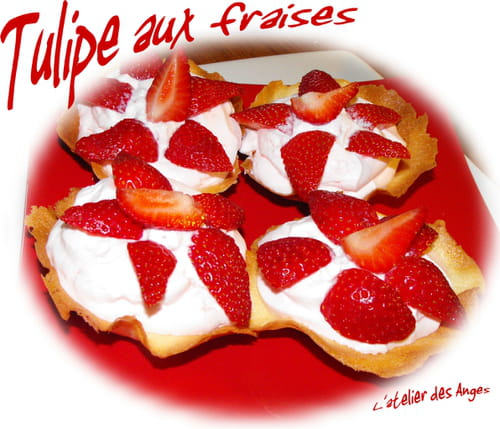 Tulipes aux fraises