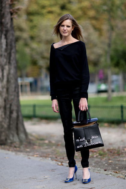 Street looks fashion week Paris&nbsp;: myst&eacute;rieux