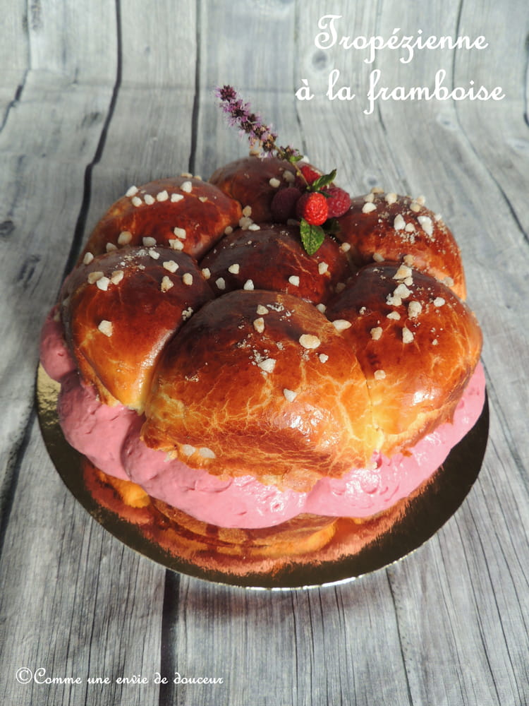 Recette de Tropézienne à la framboise