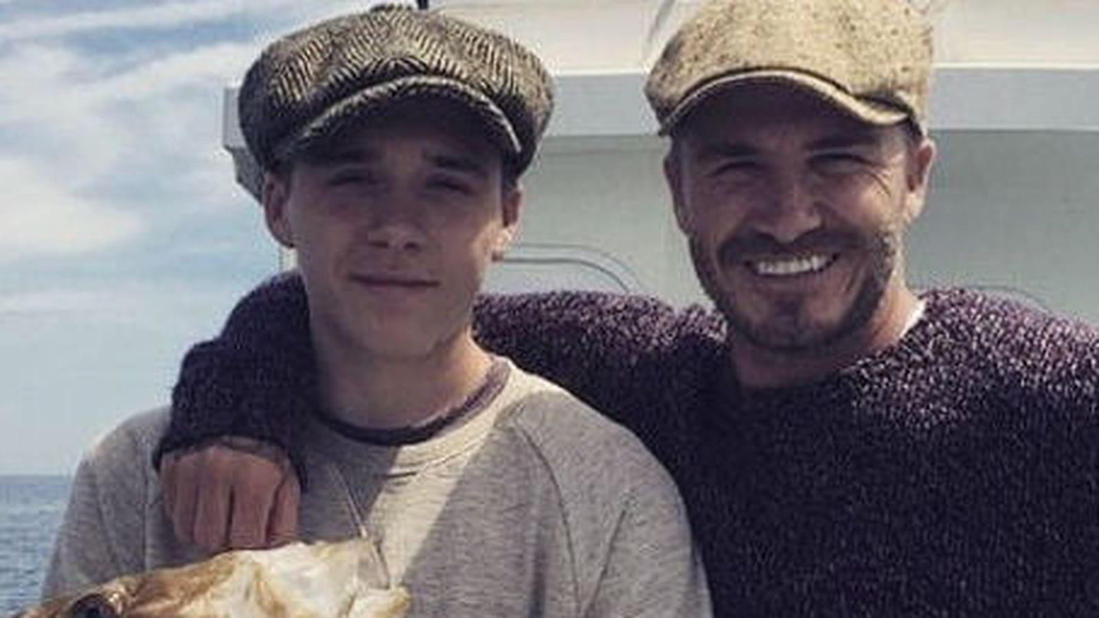 David Beckham et Brooklyn