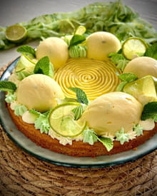 Tarte mojito sur sablé breton : Etape 9