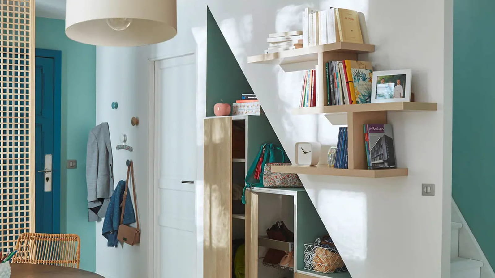 Placards sous l'escalier 