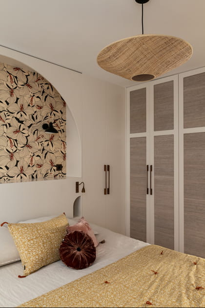 Apr&egrave;s&nbsp;: une chambre &eacute;l&eacute;gante d'inspiration asiatique
