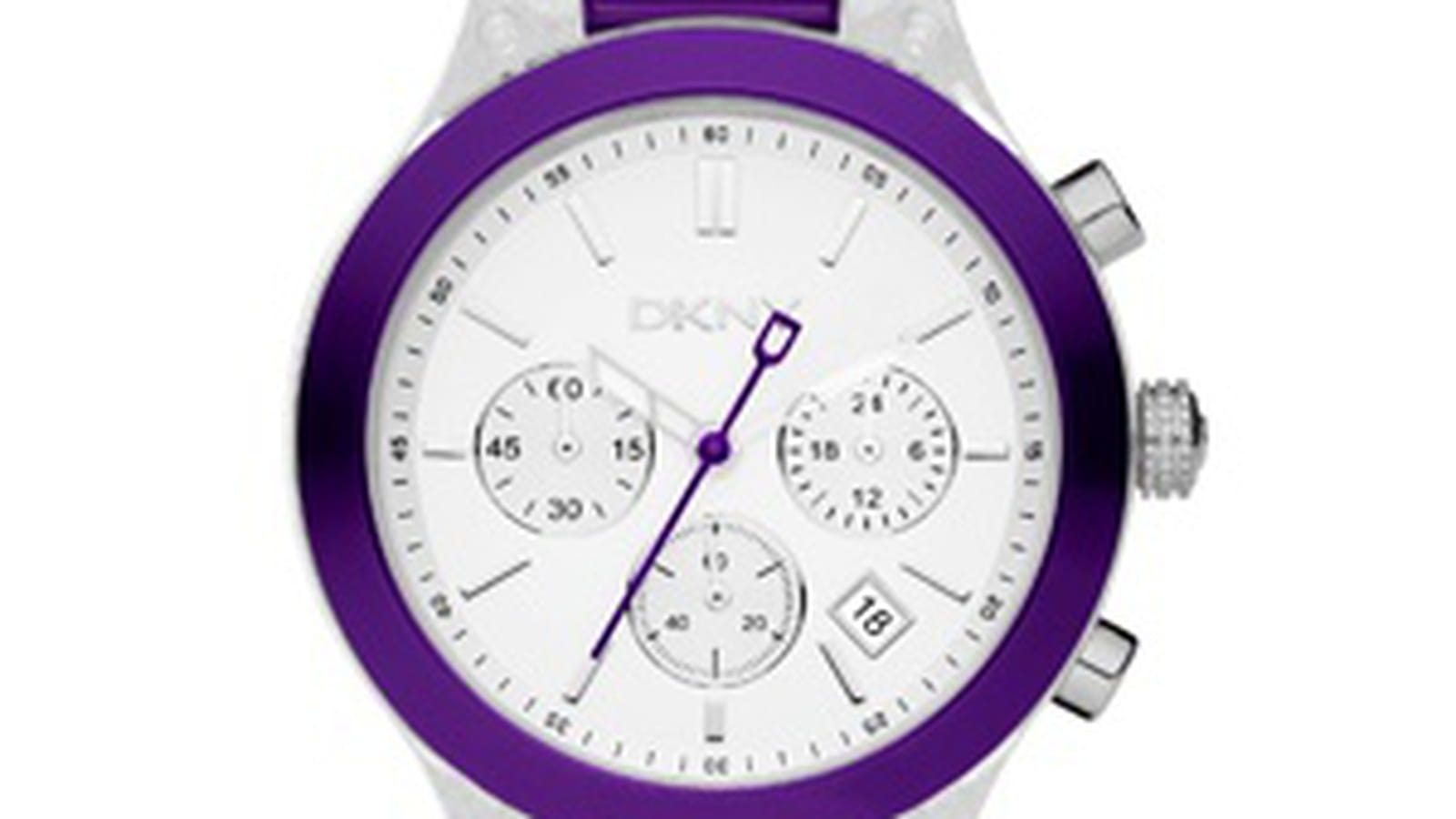 Montre violette de DKNY