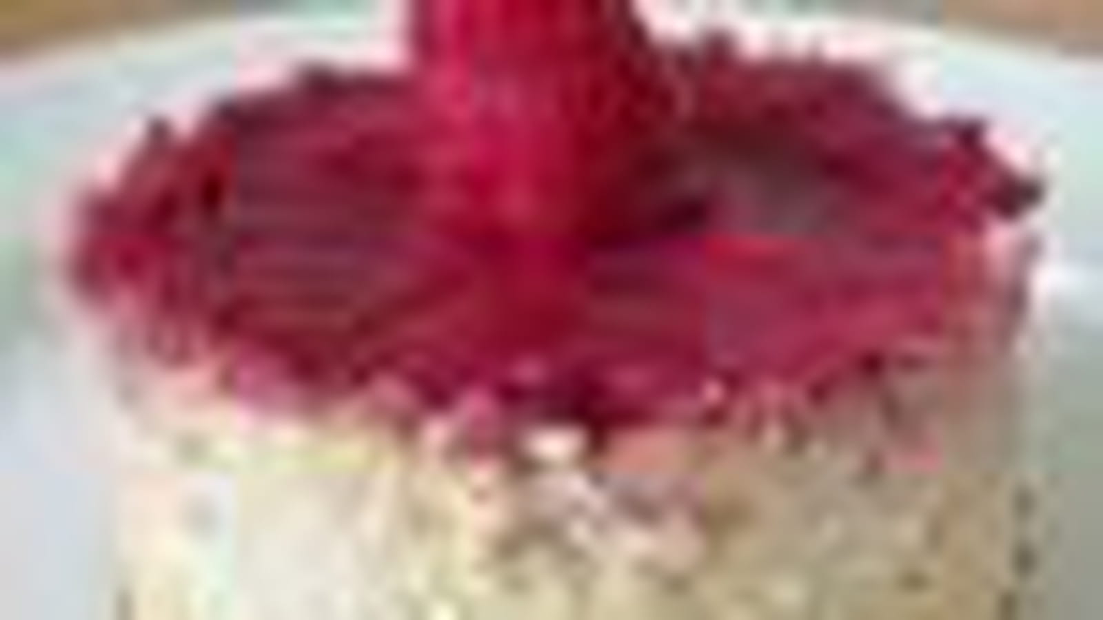 Cheesecakes cassis framboise