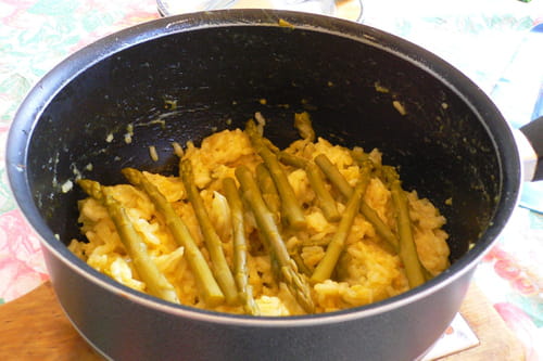 Risotto asperges-noix de coco
