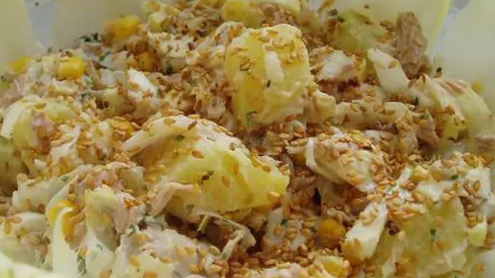 Salade endives-pommes de terre et thon