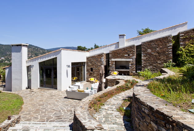 Un jardin méditerranéen à flanc de colline