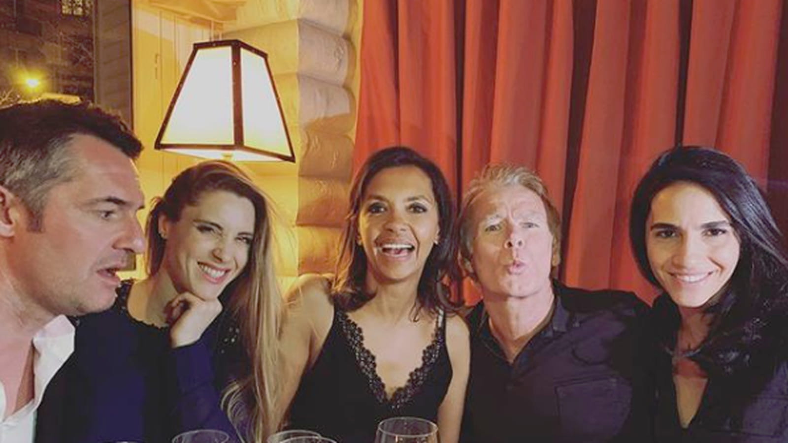 Karine Le Marchand, Franck et Danièle Dubosc, Arnaud Ducret et Maurine Nicot