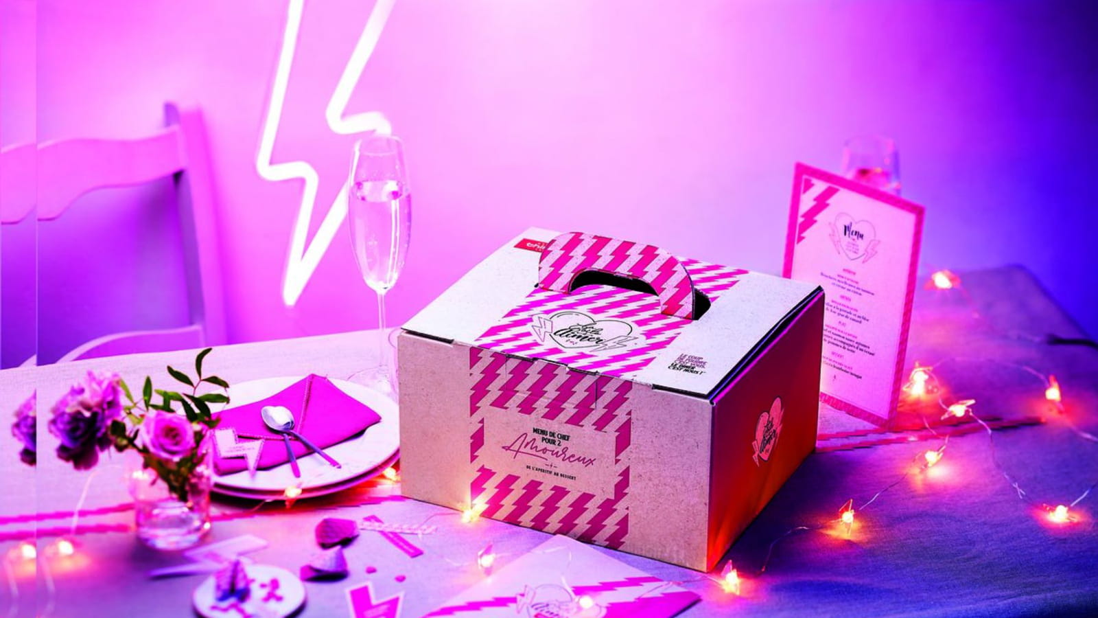 La box parfaite pour dîner en amoureux avec Thiriet