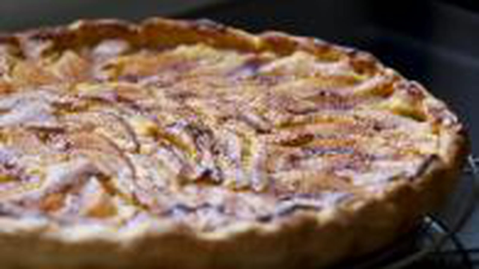 Tarte aux poires et amandes