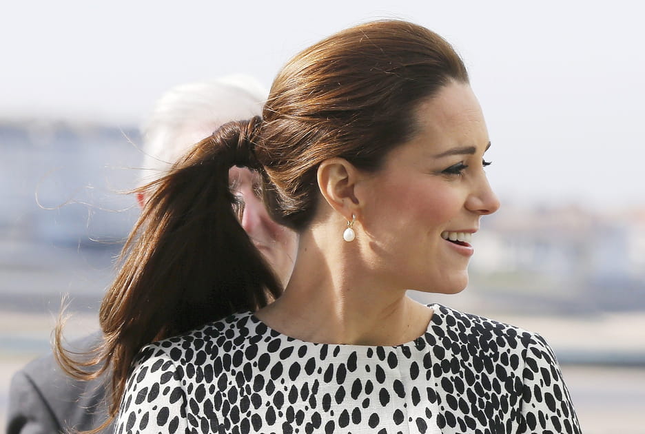 La queue-de-cheval haute de Kate Middleton