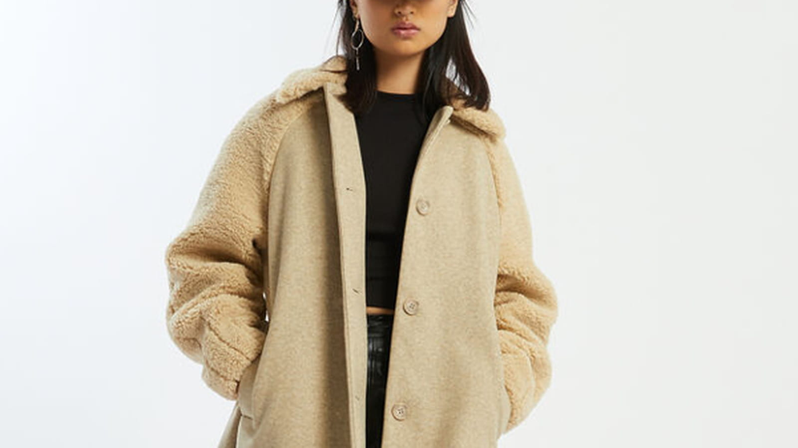 Manteau en fausse fourrure Pimkie