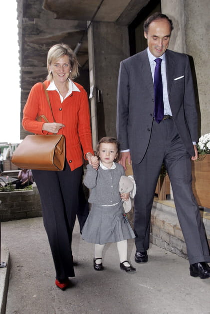 Astrid de Belgique aux côtés du Prince Lorenz et de sa fille Laetitia Maria
