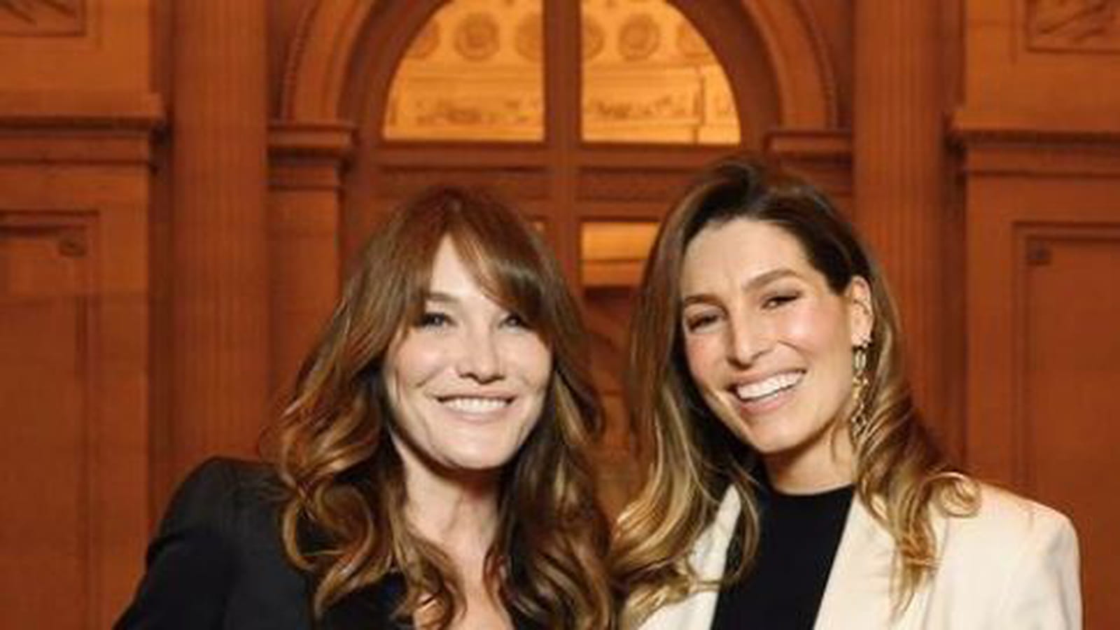 Carla Bruni-Sarkozy et Laury Thilleman