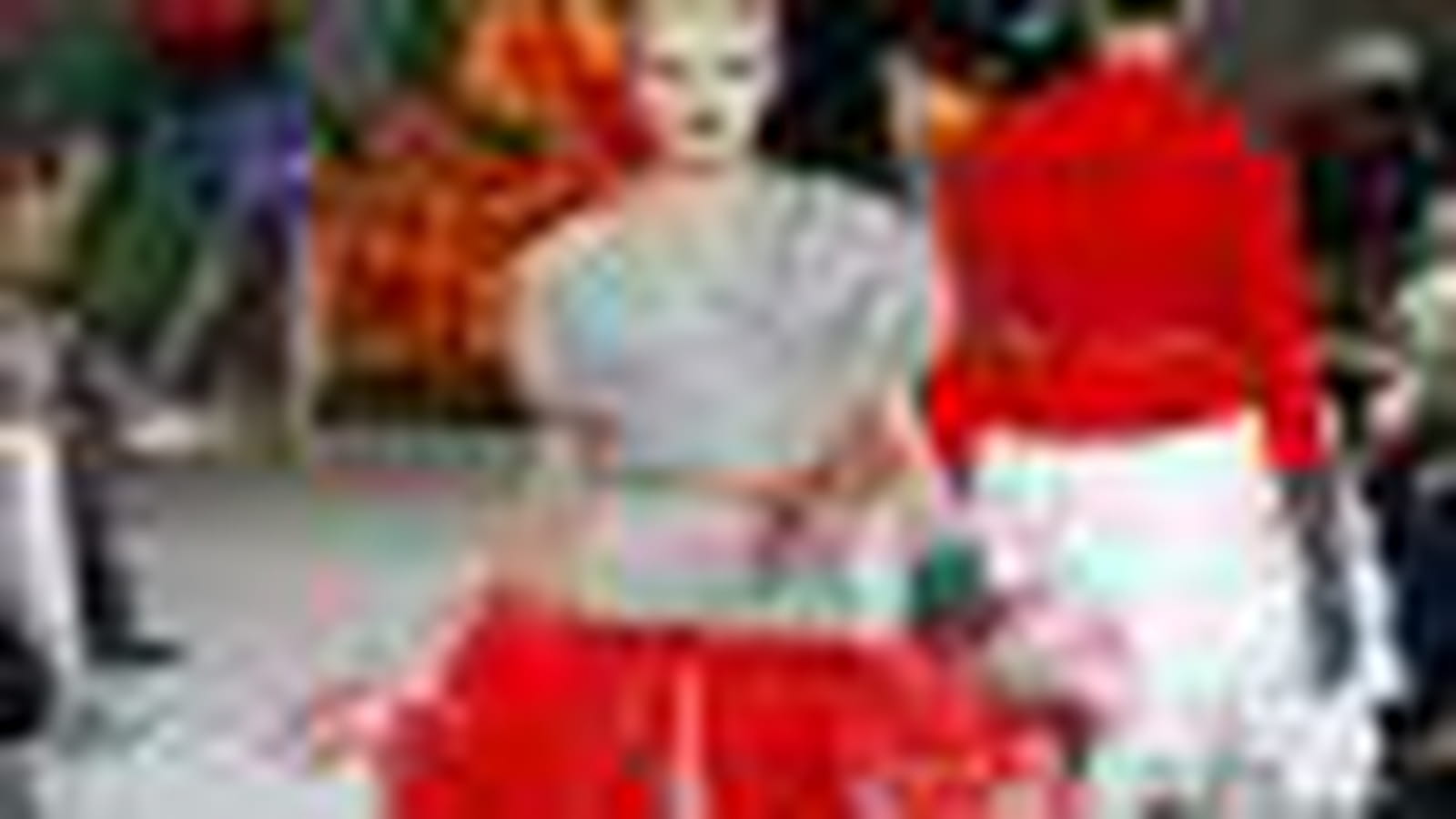 Tulle bicolore