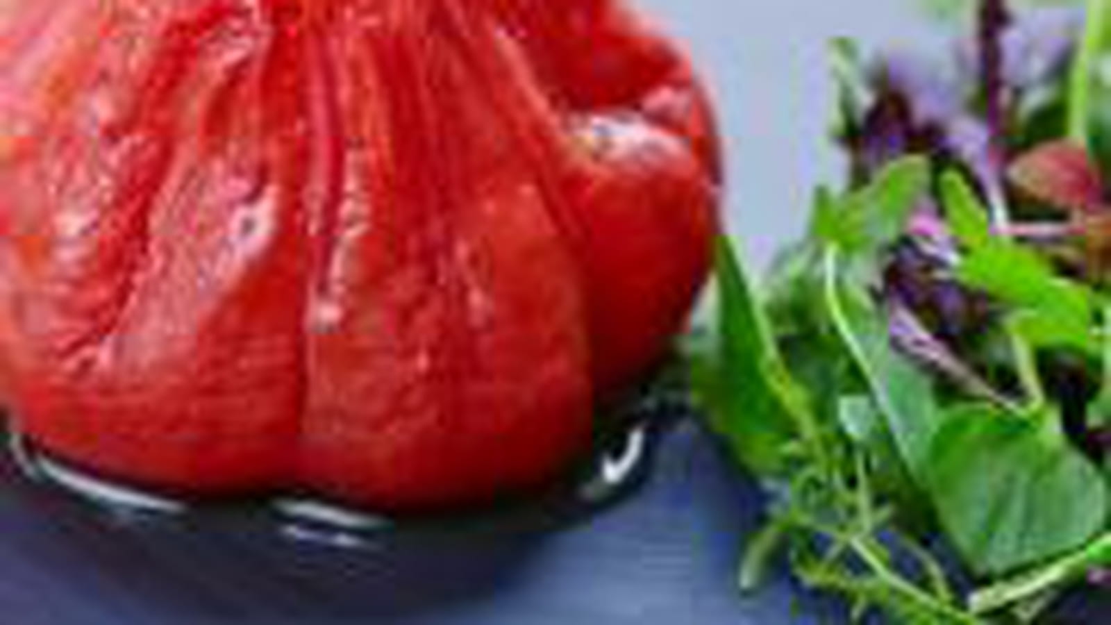 Tomate confite au citron vert